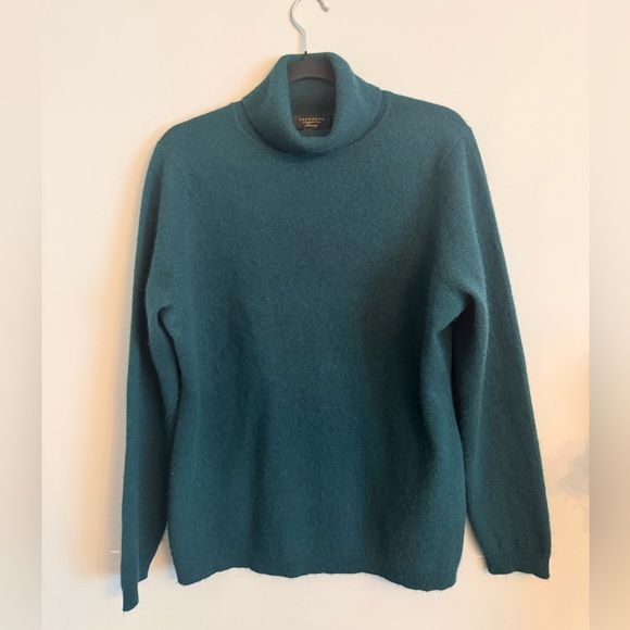 Charter Club Sweaters - Charter Club Deep Teal turtle Neck Sweater